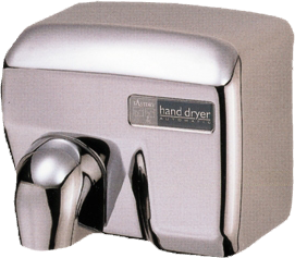 chrome hand dryer